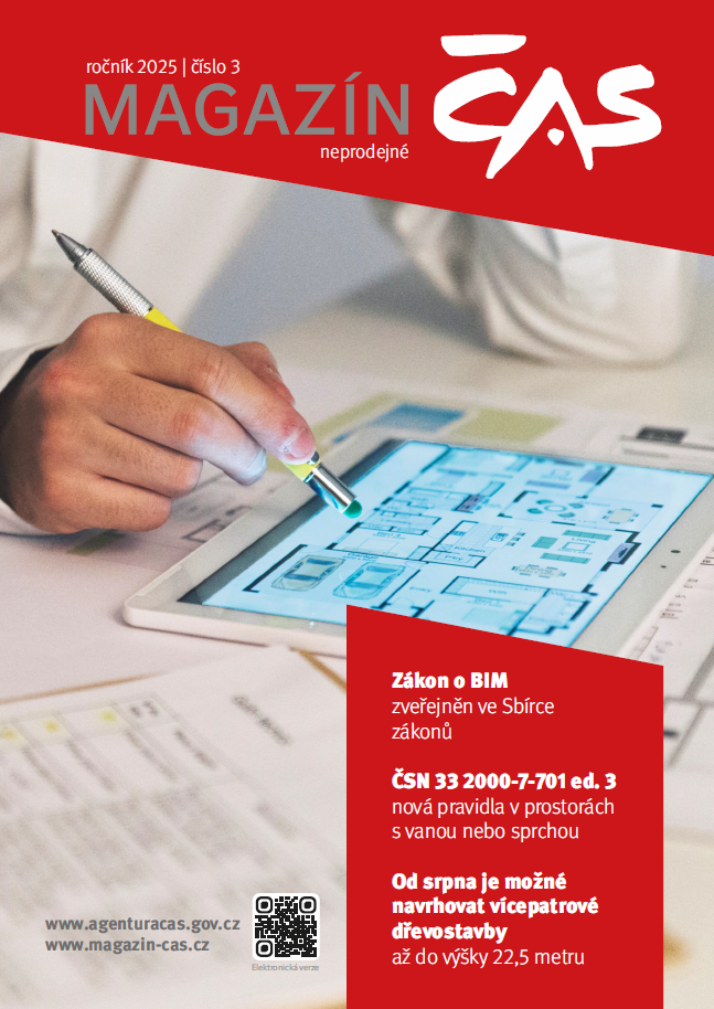 Přední strana magazínu ČAS - Třetí číslo z roku 2025